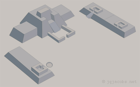 Isometric Reconstruction of a Prototypical U-shaped Monument Complex.