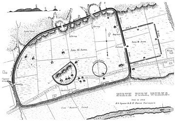 Hopewell Earthworks survey map