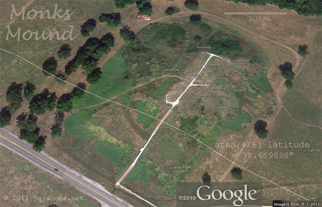 Monk's Mound latitude