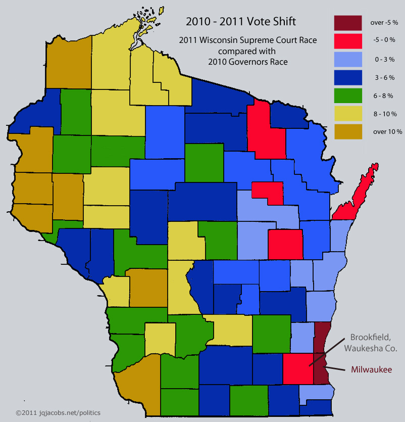 Wisconsin vote shioft 2011.