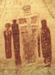 Pictograph, Great Ghost Gallery, Horseshoe Canyon, Canyonlands National Park.