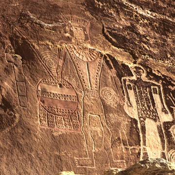 Petroglyphs, Dry Fork, Vernal, Utah.
