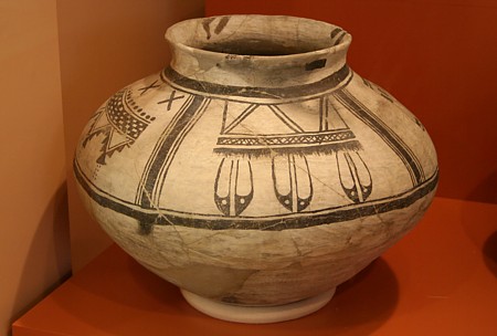 pottery at gran quivira pueblo
