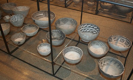 numerous anasazi ceramics
