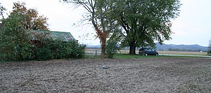 Location of Harnass Mound and Liberty Earthwork