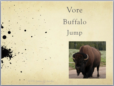 Vore Buffalo Jump PowerPoint
