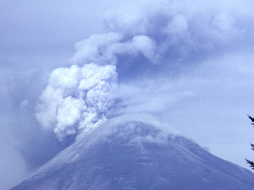 April 3, 1980 eruption of Mt. St. Helens. 