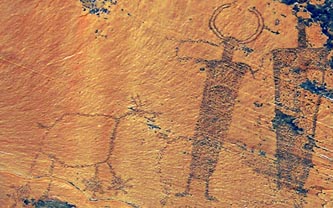 ancient petroglyph in utah