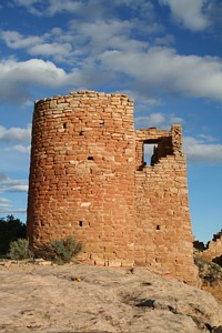 Hovenweep Castle west wall. 