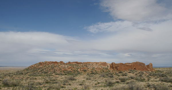 Tsin Kletso Pueblo great house mound